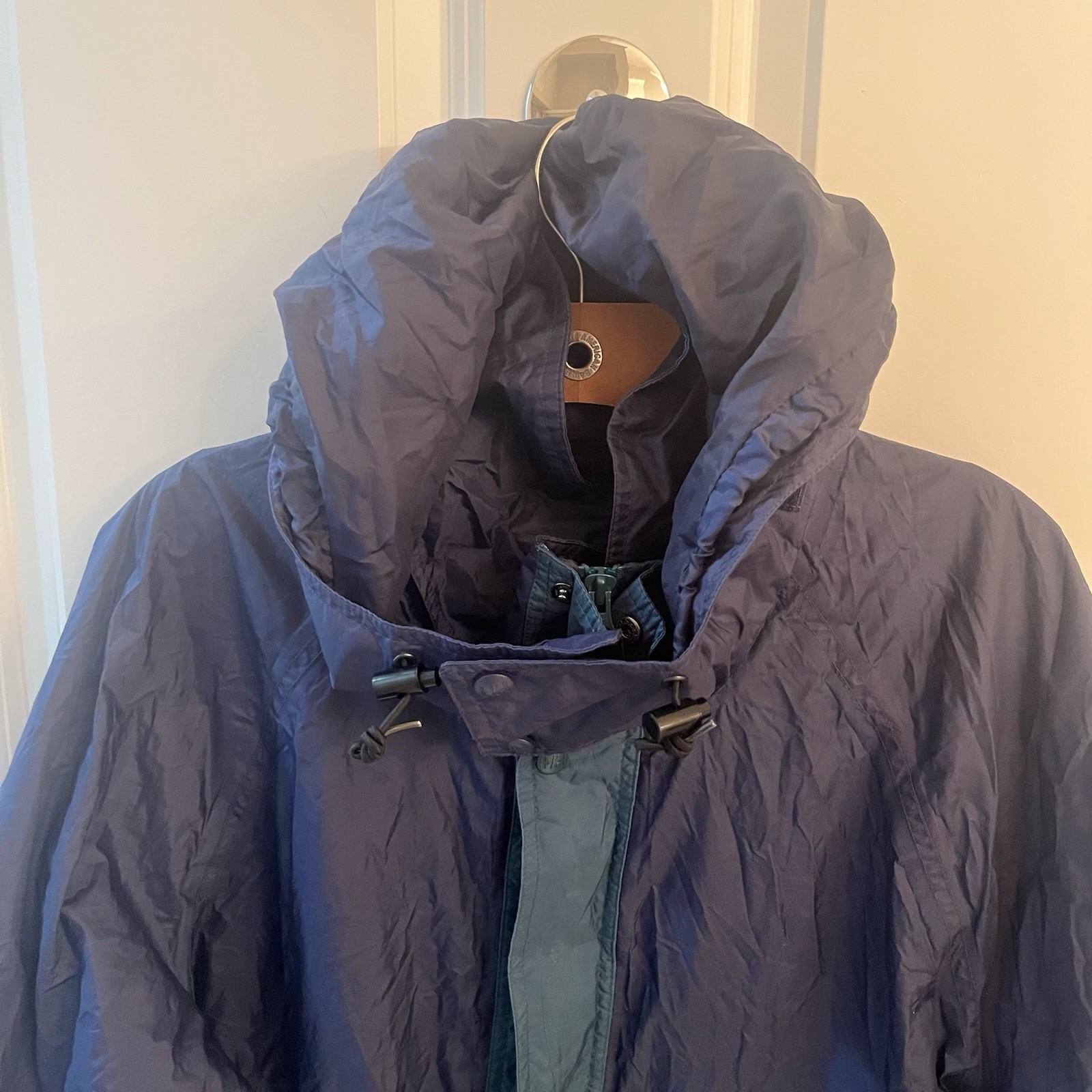 Helly Hansen Windbreaker Jacket Men Medium M Blue… - image 2