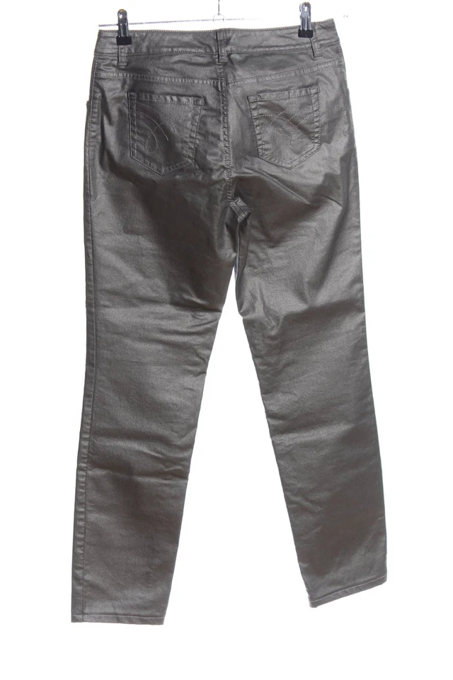 OUI Jegging Dames Pantalon T EU 38 argenté style mouillé - Photo 2/4