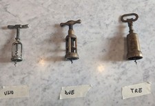 Cavatappi  antichi inizio 900. MOLTO RARI SOPRATTUTTO Il Numero Uno E Due