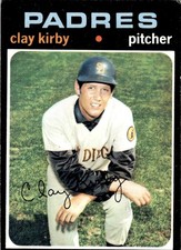 1971 Topps Clay Kirby San Diego Padres #333