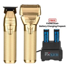 BaBylissPRO FXONE Shaver  Trimmer Set GOLD  FX1FSTGTO BATTERY INCLUDED 