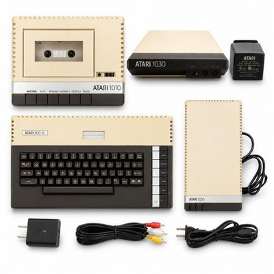 Atari 800XL Computer Bundle 1050 Disk Drive 1010 Recorder 1030 Modem SIO