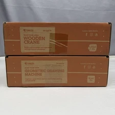 NEW SEALED Kiwi Co Tinker Crate Bundle Geometric Drawing Machine & Wooden Crane