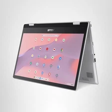 ASUS Chromebook Flip CX1 14" Touch N4500 128GB 8GB Silver CX1400FKA-AS88FT