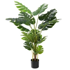 Artificial Tree-Faux Plants Indoor Outdoor- Keloteven 5FT Artificial Monstera...
