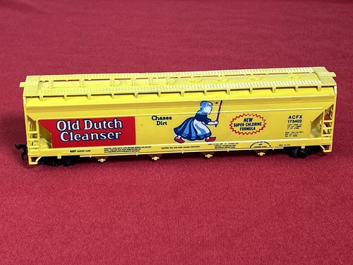 HO Scale "Old Dutch Cleanser" ACFX 173402 Tyco Yellow Hopper Car VTG - Hong Kong - Picture 8 of 15
