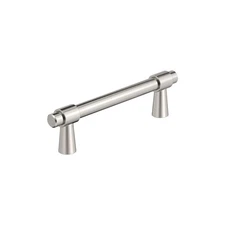3-3/4 inch 96mm Destine Cabinet Pull Polished Nickel Kitchen Hardware Handle