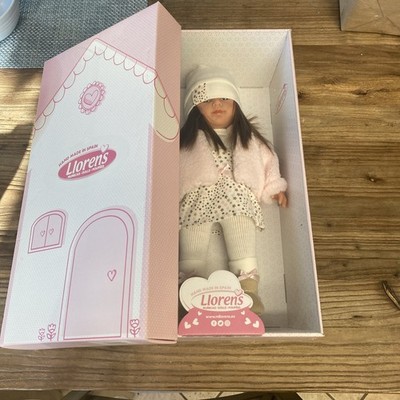 Llorens Winter 35cm 16  Doll Brand New In Sealed Box Furry Cozy And Hat