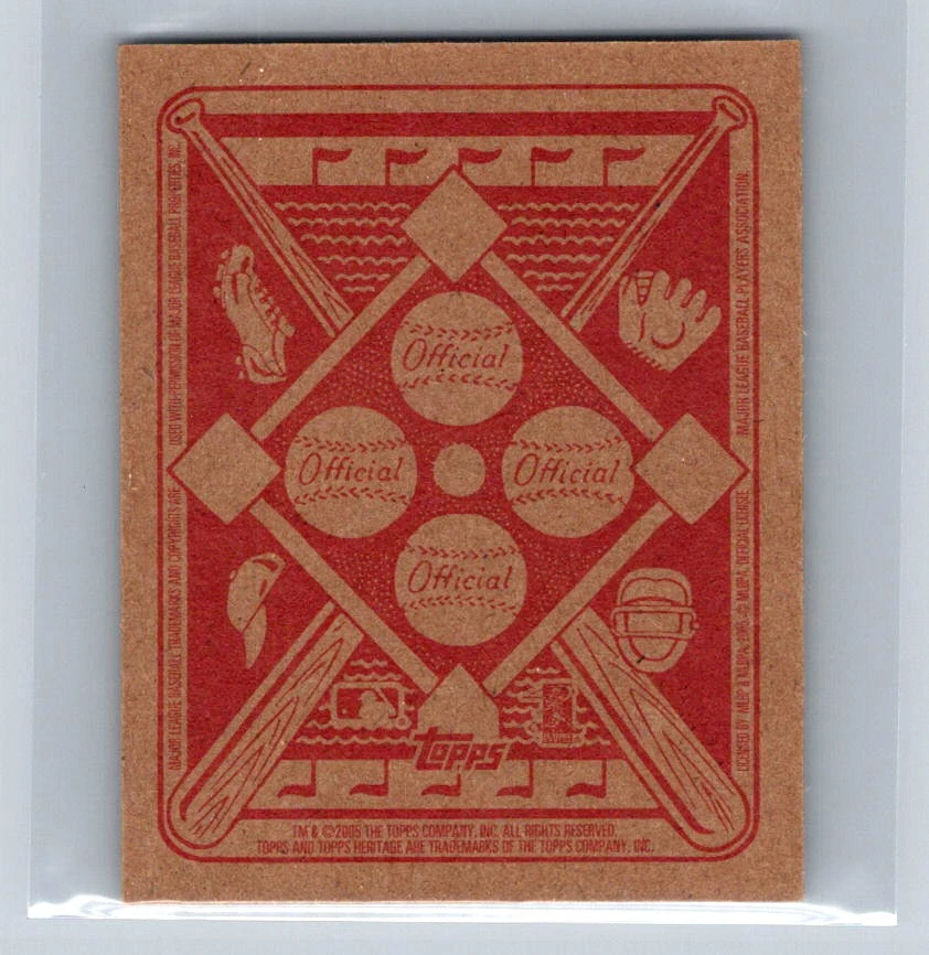 Carlos Lee 2005 Bowman Heritage Milwaukee Brewers #33 - Image 2 of 2