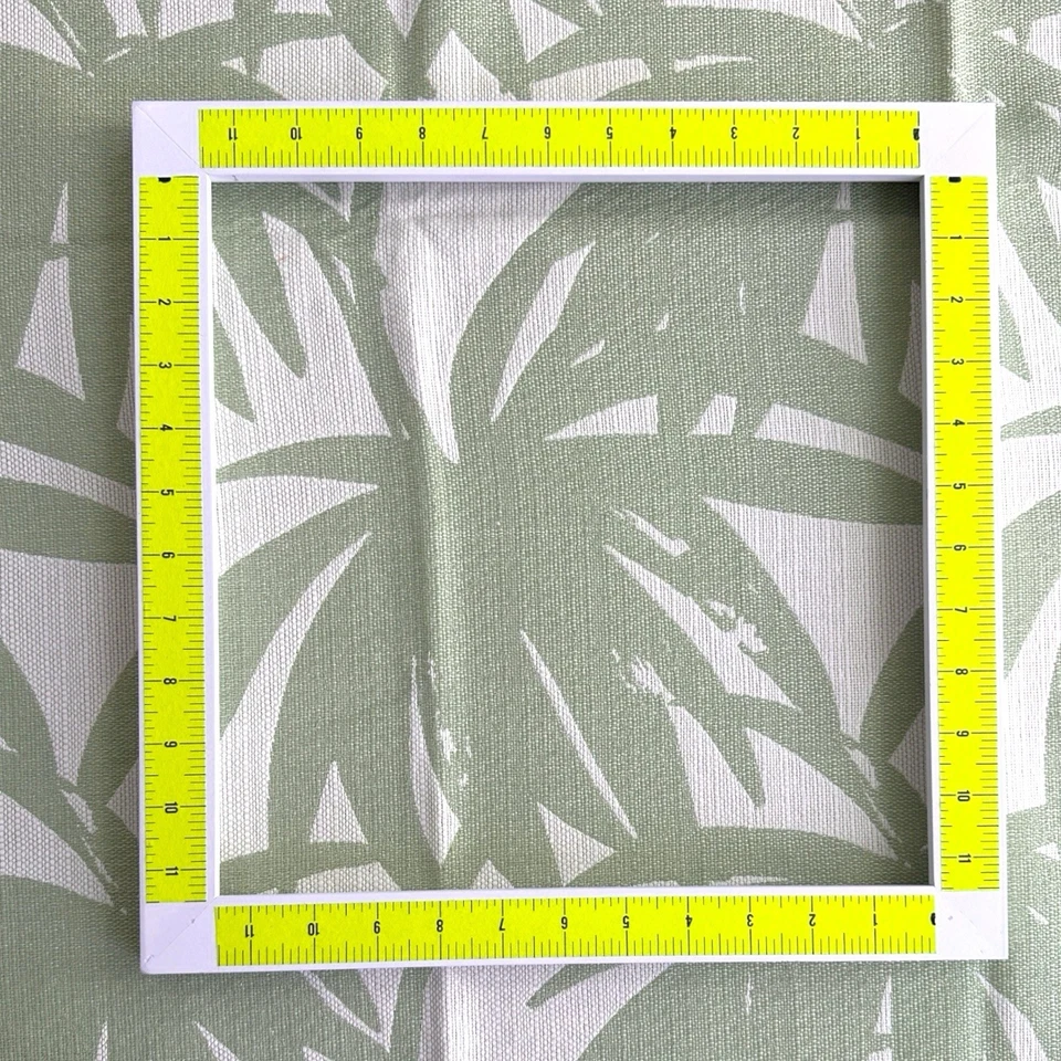Ballard Designs Fern Leaf Kiwi Green Outdoor / Indoor Fabric SAMPLE 35"x35" - Image 2 of 4