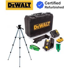 DeWalt DCE088D1G 12v Cross Line Green Laser Level + Tripod + Bag + Bracket