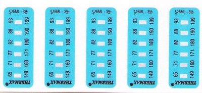 Thermometer Paper  Temperature US compatiable for THERMAX Thermometer Paper