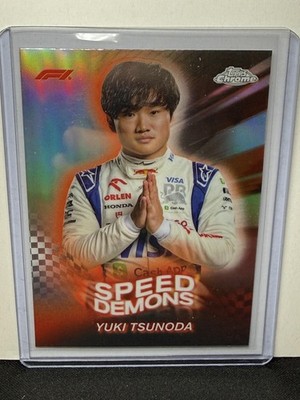 2024 Topps Chrome Formula 1 #SD-17 Yuki Tsunoda Speed Demons