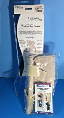 NOS FLA Orthopedic Soft Form Wrap-Around Knee Support Beige Medium 37-303MDBEG