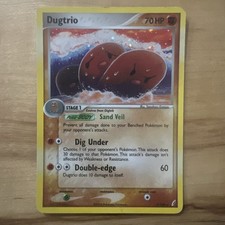 Dugtrio 5/100 Holo Rare - Crystal Guardians - Pokemon Card TCG - MP