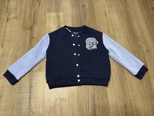 Disney Lilo Stitch Youth Girls Navy Bomber Letterman Jacket Size 5T