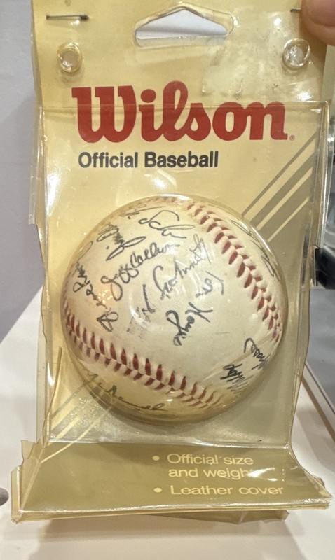 Wilson Official Baseball Multi-Signed Autographed Ball Not Authenticated