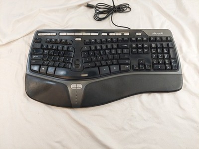 Microsoft Natural Ergonomic Keyboard 4000 v1.0 KU-0462  Wired USB Tested & Works