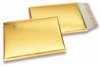 5 GOLD Luftpolster-Umschläge A5 ~ 17,6x25 cm NEU