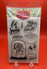Colorado Craft "Let it Snow" Clear Cling Stamp Set WW267