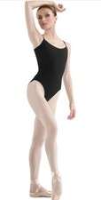 Sz Petite Bloch Dance Women's Sissone v-Back Camisole Leotard
