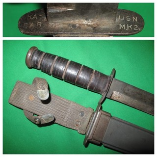 US WWII Ka Bar Mark 2 Knife