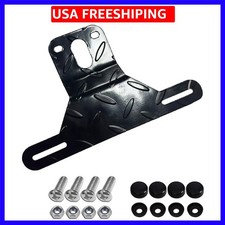 Trailer License Plate Bracket Frame, Aluminum License Plate Light Brackets Ho...