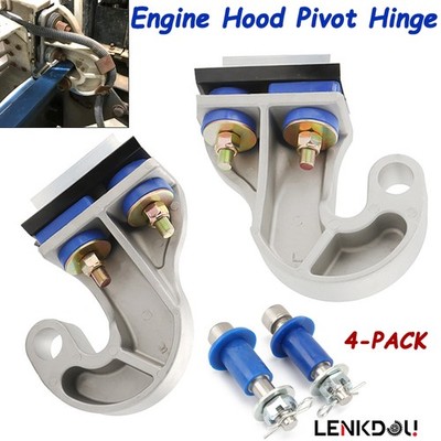 CNC Lower Engine Lower Hood Pivot Hinge Bushing Bolt Kit For Peterbilt 379 378
