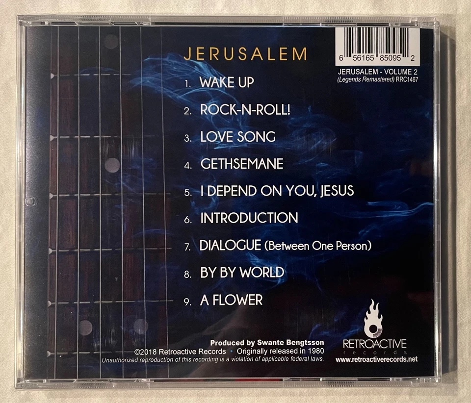 Jerusalem - Volume 2 (40th Anniversary 2018 Remastered CD-RRCD1467) Christian Foto 2 de 2