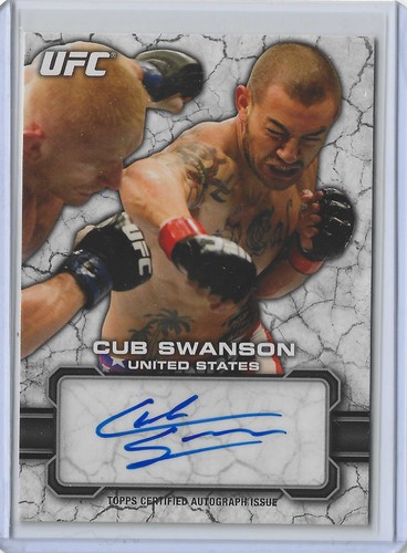 Cub Swanson #FA-CS 2013 Topps UFC Bloodlines Autographs card