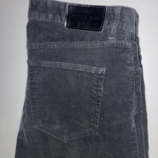 Michael Kors Men  s Grant Classic Fit Black Corduroy  s 34x32