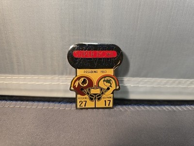 STARLINE SuperBowl Pin   1983 Super Bowl XVII Redskins vs Dolphins