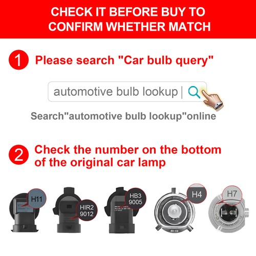 For Lincoln Aviator 2003-2005 6x Combo LED Headlight Hi/Lo Beam + Fog Light Bulb - Picture 2 of 21