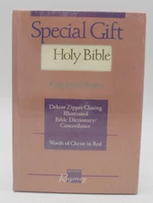 NEW Sealed KJV Holy Bible Nelson Regency Special Gift White 174ZW Concordance