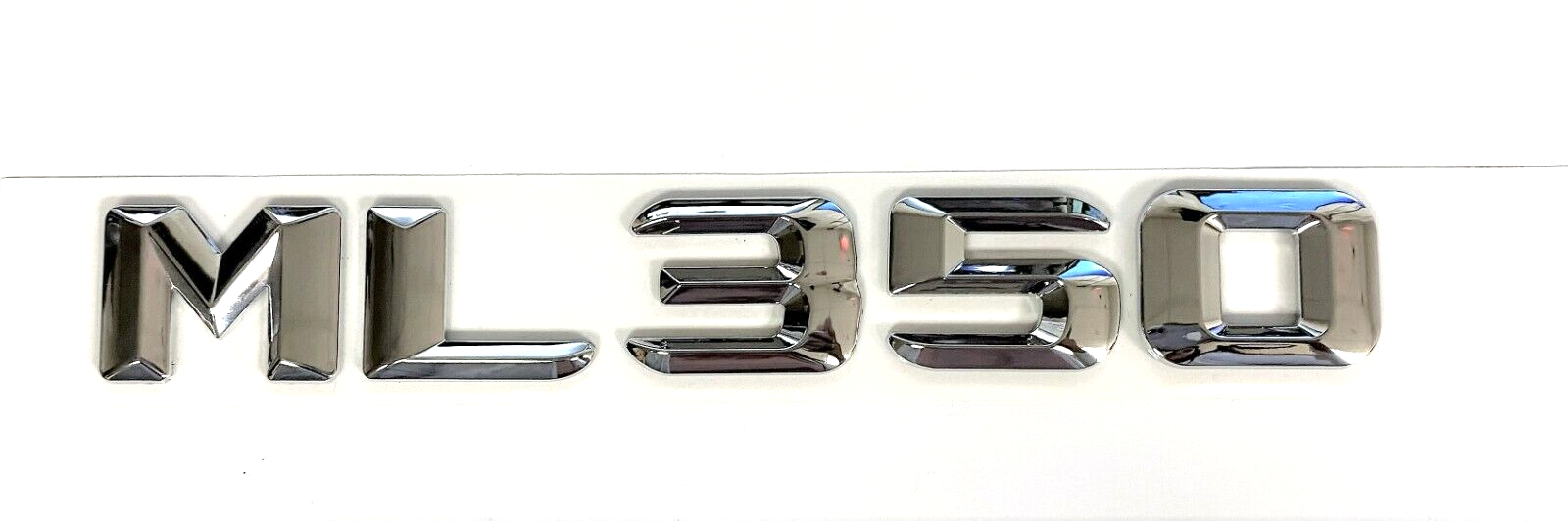 CHROME ML350 For MERCEDES REAR TRUNK EMBLEM BADGE NAMEPLATE DECAL LETTERS