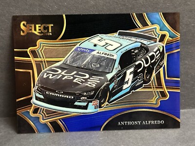 2024 PANINI SELECT RACING ANTHONY ALFREDO PIT ROAD Black & Blue PRIZM 20/49 #176