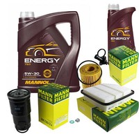 Mann Inspektionspaket 6L Mannol Energy 5W-30 FüR Toyota Rav 4 Iv 2.2 D 4WD