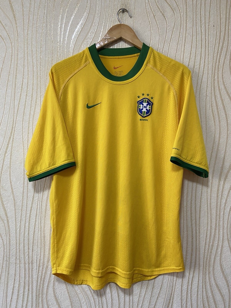 BRASIL 2000 2001 HOME FOOTBALL SHIRT SOCCER JERSEY NIKE sz M MEN