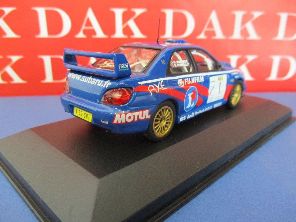 Die cast 1/43 Modellino Auto Subaru Impreza WRC Rally Lyon 2002 - Immagine 3 di 4