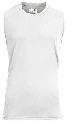 A4 N2500 Men's Polyester Ultra Performance Sleeveless AirFlex Muscle Tee T-Shirt