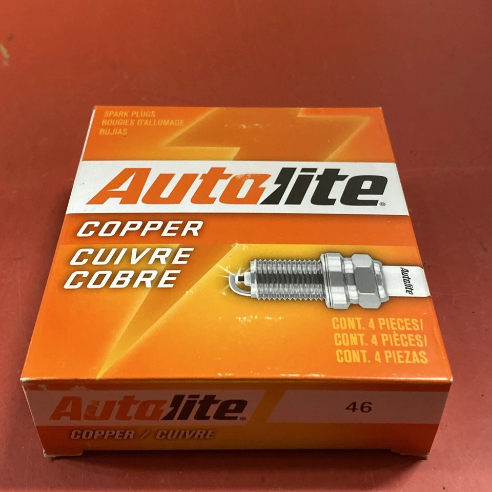 Bujía Autolite 46 resistencia cobre - Juego de 4 Foto 2 de 3
