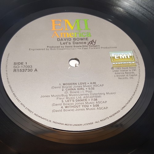 David Bowie Let's Dance 1983 EMI SO 17093 Vinyl Lp Record NM in Cellophane - Picture 6 of 8