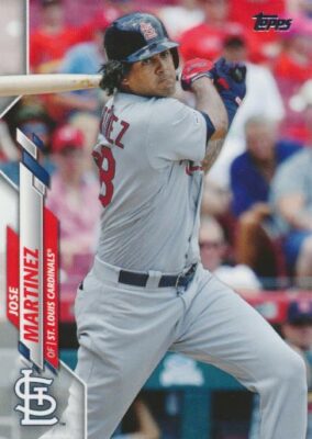 2020 Topps #55 JOSE MARTINEZ - St. Louis Cardinals