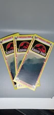 (3)- Jurassic Park Brochures Prop cosplay jurassic world