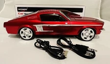 Ford Mustang 1967 Red Speaker  BT Indoor/Outdoor Portable USB PORT/AUX INPUT