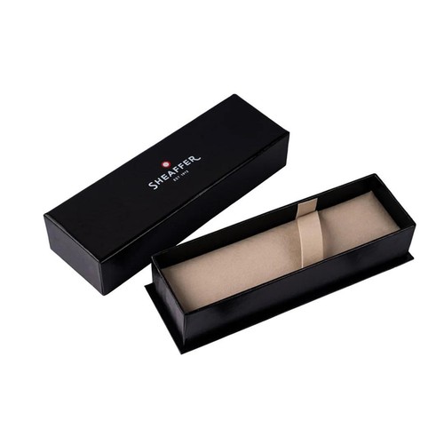 Sheaffer Sentinel Ballpoint Pen Writing Pens Box Refillable Blue Chrome Trim - 第 2/2 張圖片