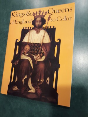 Kings & Queens Of England to Color