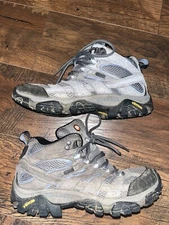 Merrell womens Moab 2 Mid J06054 Waterproof Hiking Boot Size 8 Granite