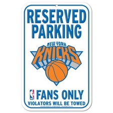 NEW YORK KNICKS FANS ONLY 11"X17" PLASTIC SIGN DURABLE POSTER NBA LICENSED