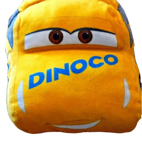 Peluche Disney Cars Red Lightning Mcqueen Giallo 51 Dinoco Imbottito Flip a Zoo - Foto 9 di 12
